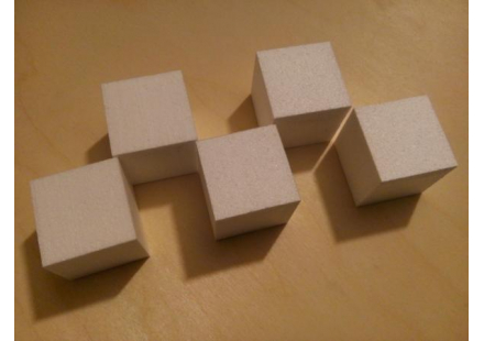 Куб из пенопласта 4 см