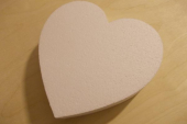 Сердце 12 см из пенопласта Сердце 12 см из пенопласта