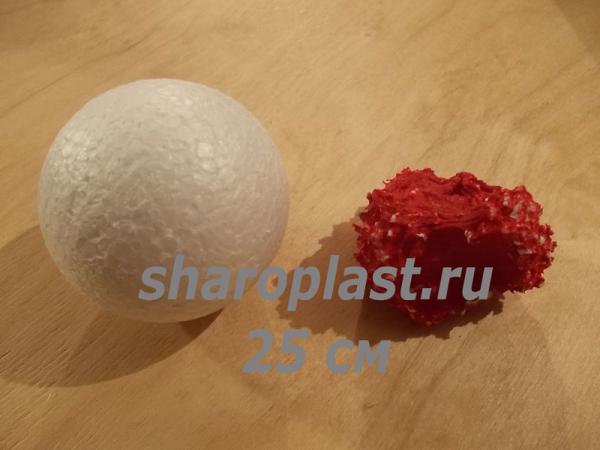 Чем красить пенопластовые шары