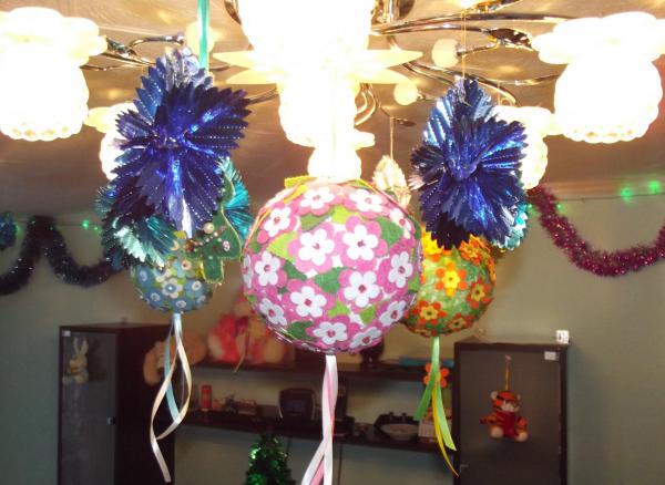 Декоративные шары от Евгении (г.Рудный, Казахстан)